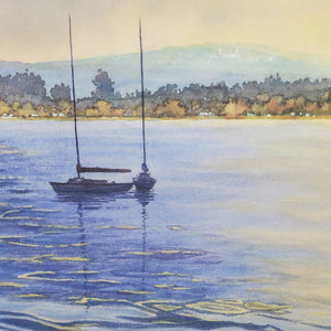 "Cayuga Twilight Water" Print