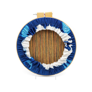 Cyanotype Chinese Peony 15" Hoop