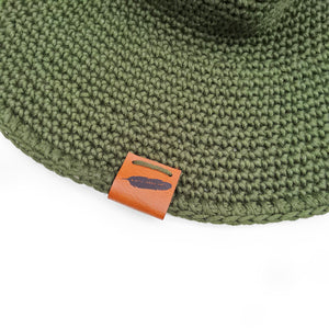 Wide Brim Packable Sun Hat Leaf