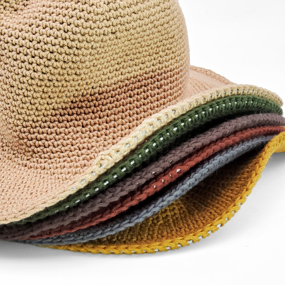 Wide Brim Packable Sun Hat Leaf