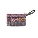 Purple Tapestry Wrist Bag