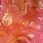 Pink Botanical Satin Silk Scarf