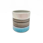 Blue With Black Stripes Utensil Holder