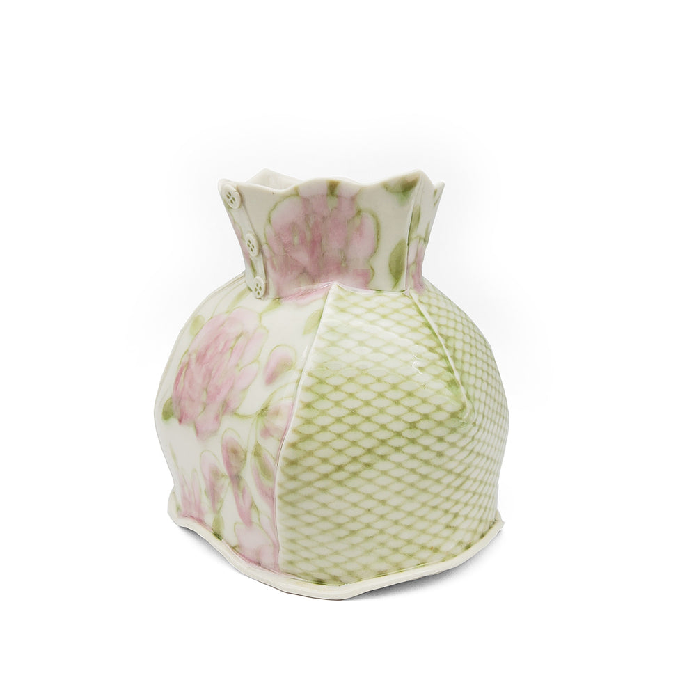 Rose Button Vase