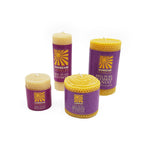 Beeswax Honeycomb Pillar 3X6