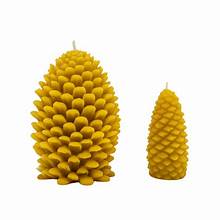Sunbeam Candles Beeswax Large Pine Cone