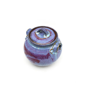 Purple Jar With Lid