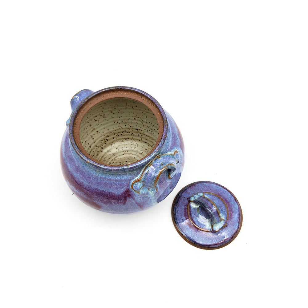 Purple Jar With Lid