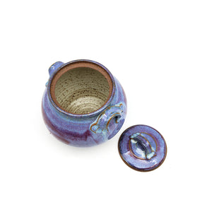 Purple Jar With Lid