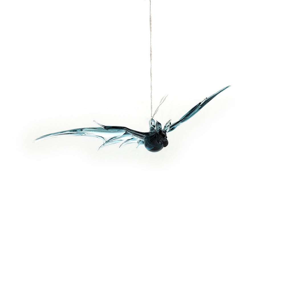Small Flying Bat Glass Figurine