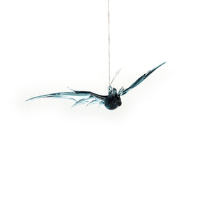 Small Flying Bat Glass Figurine