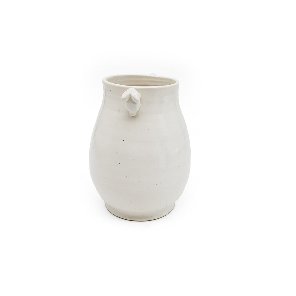 White Bunny Vase