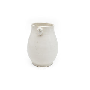 White Bunny Vase