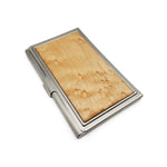 Honey Wood Card Holder