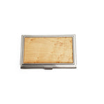 Honey Wood Card Holder