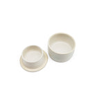 White French Butter Dish