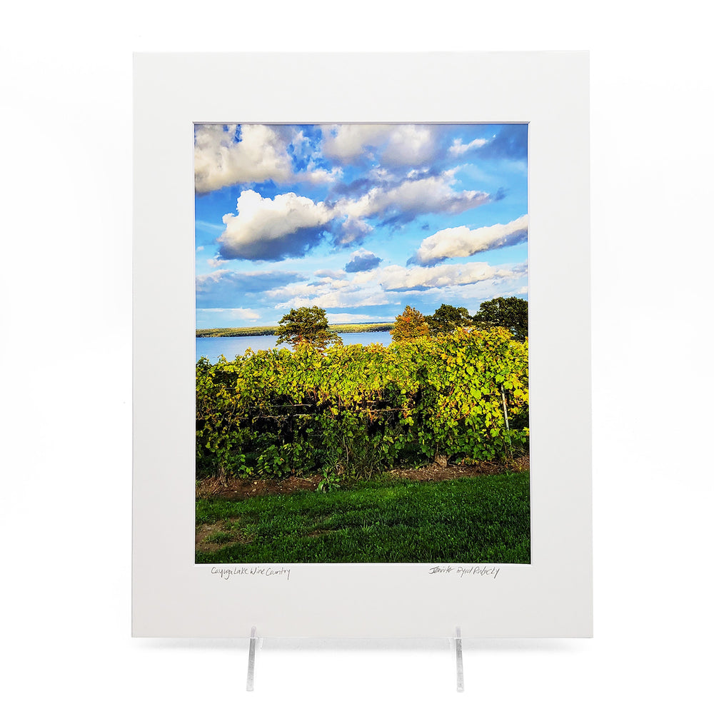"Cayuga Lake Wine Country" Print