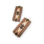 Geometric Wooden Earrings