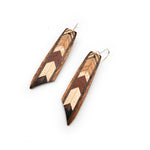 Geometric Wooden Earrings