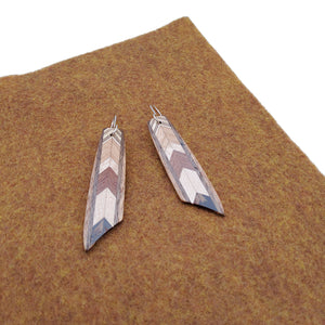 Geometric Wooden Earrings