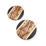 Geometric Wooden Earrings