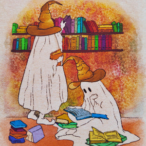 "Fantasmas Y Libros" Art Print