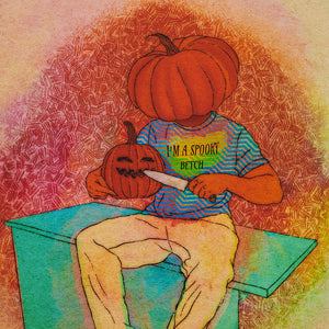 "Carving" Art Print