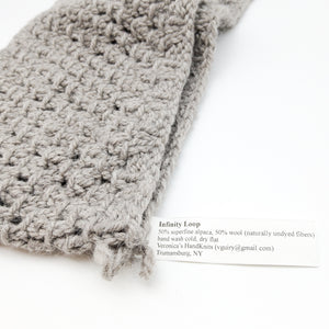 Grey Infinity Scarf