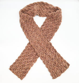 
            
                Load image into Gallery viewer, Wool Cableknit Scarf
            
        