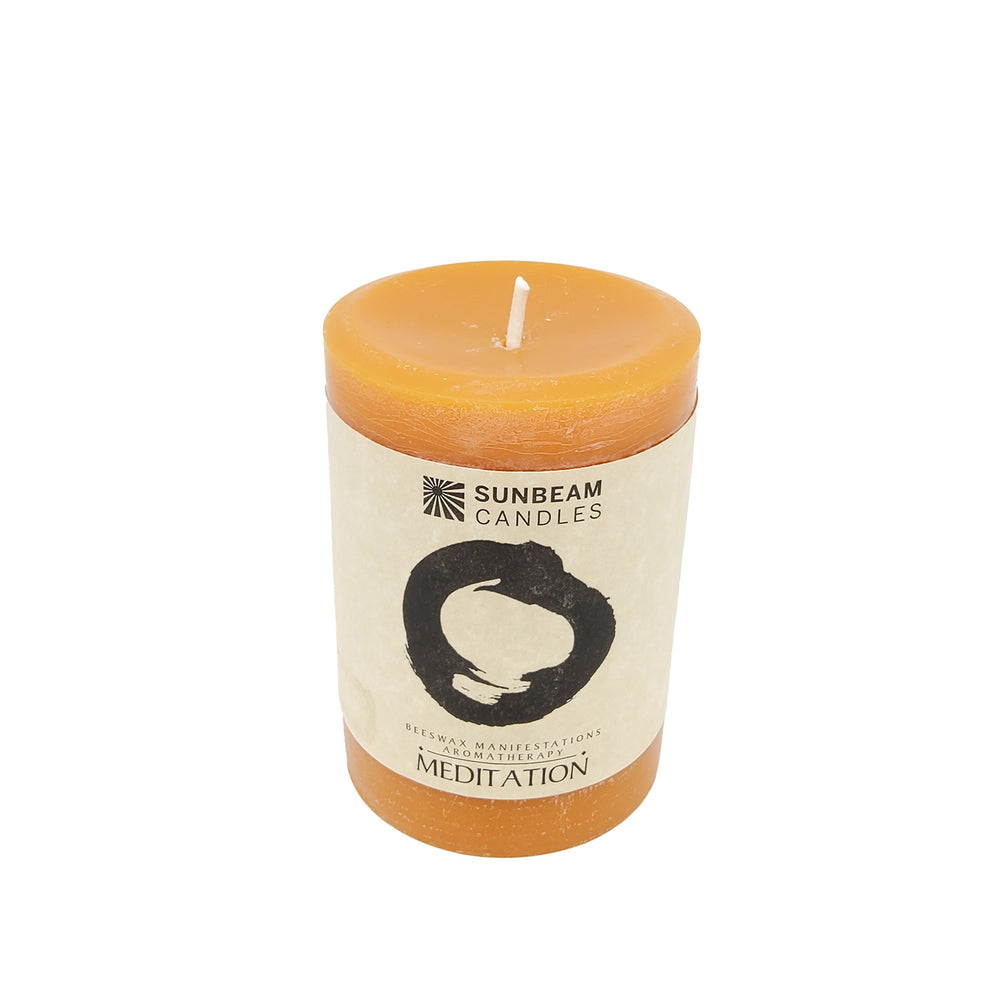 
            
                Load image into Gallery viewer, Sunbeam Manifestations Meditation Candle 3X4
            
        