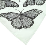 Monarch Black on Mint Bandana