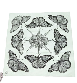 
            
                Load image into Gallery viewer, Monarch Black on Mint Bandana
            
        