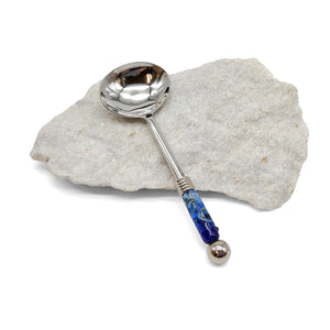 
            
                Load image into Gallery viewer, Blue Bead Serving Spoon
            
        