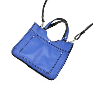
            
                Load image into Gallery viewer, Blue Leather Crossbody Purse
            
        