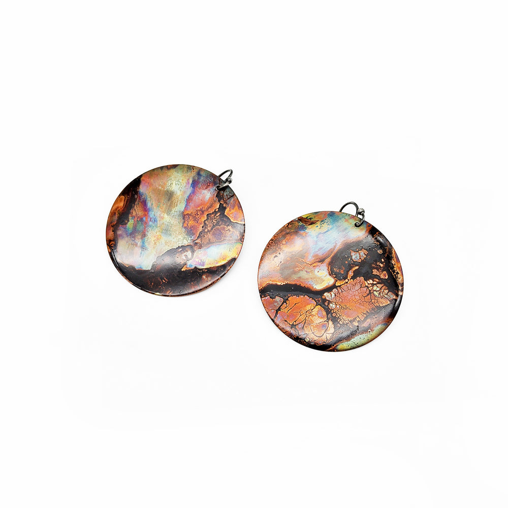 
            
                Load image into Gallery viewer, Large Circle Earrings
            
        