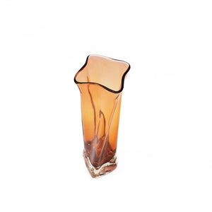 
            
                Load image into Gallery viewer, Tangerine Twister Medium Vase
            
        