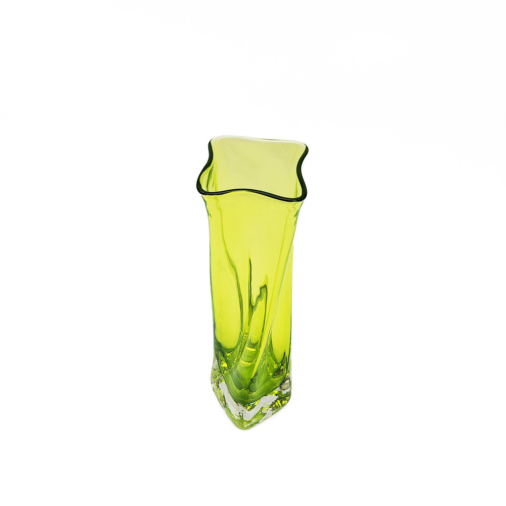 Yellow Twister Medium Vase
