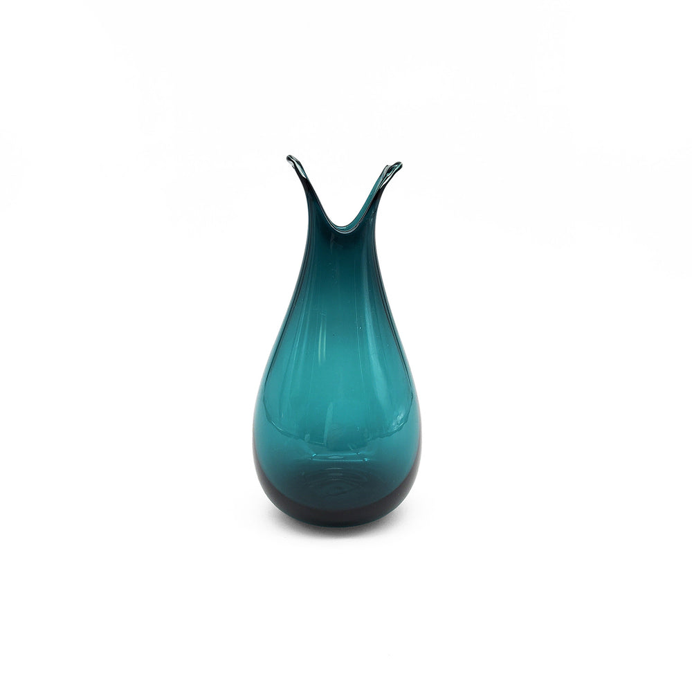 Teal Jubilant Small Vase