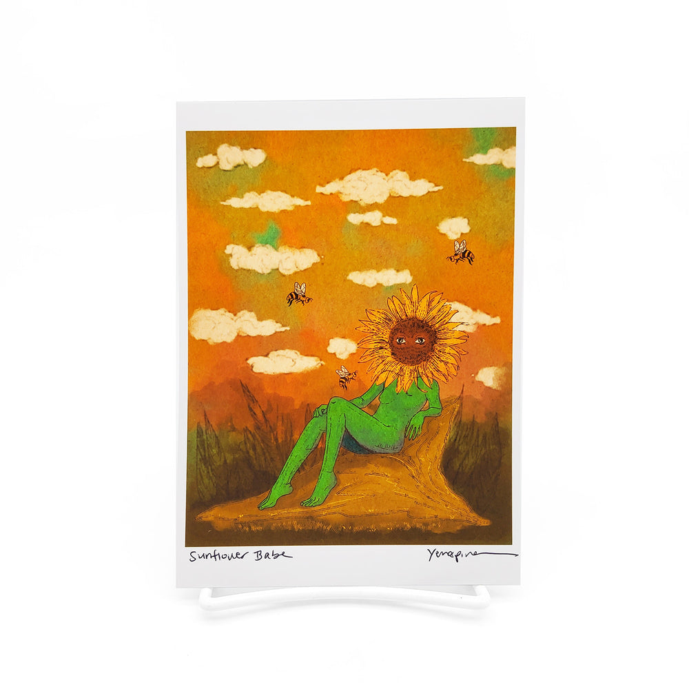 
            
                Load image into Gallery viewer, &amp;quot;Sunflower Babe&amp;quot; Print
            
        