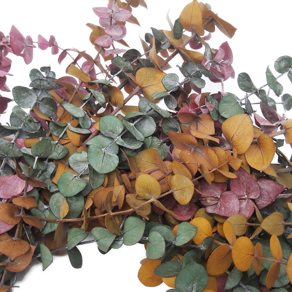 Multicolored Eucalyptus Wreath