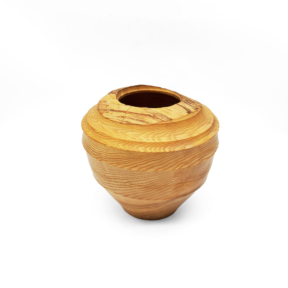 
            
                Load image into Gallery viewer, Tall Oak Wood Vase
            
        