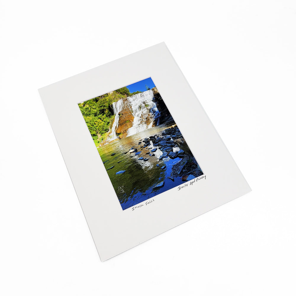 
            
                Load image into Gallery viewer, &amp;quot;Ithaca Falls&amp;quot; Matted Print
            
        