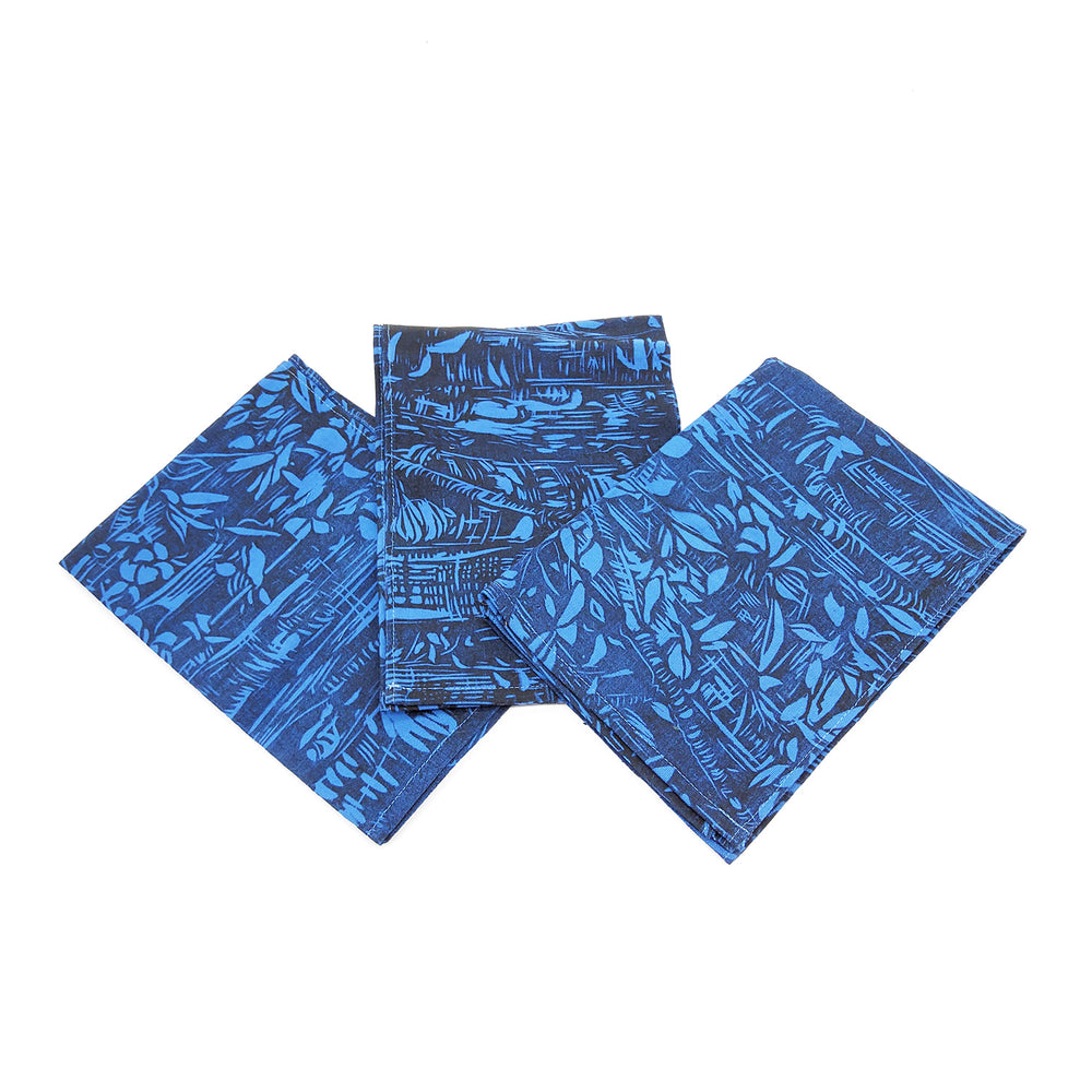 Royal Blue Tamarack Placemat Set