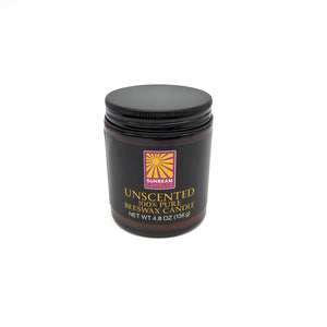 Unscented Glass Candle