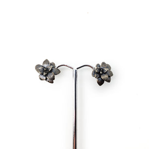 
            
                Load image into Gallery viewer, Silver Succulent Stud Earrings
            
        