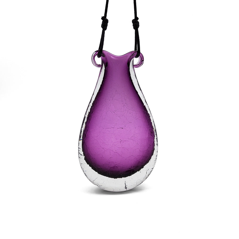 
            
                Load image into Gallery viewer, Purple Amphora Medium Hanging Vase
            
        