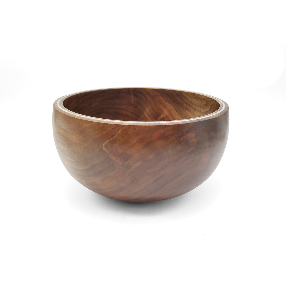 
            
                Load image into Gallery viewer, Deep Abalone Rim Walnut Bowl
            
        
