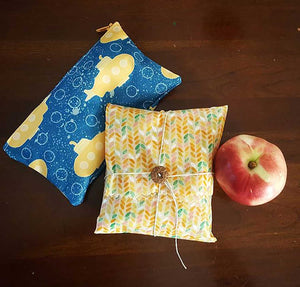 Beeswax Wrap Wood Lunch Set