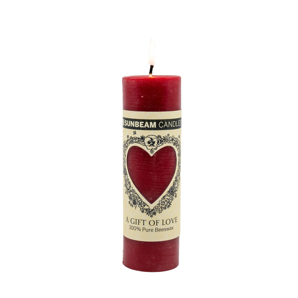 Small Red Heart Candle – Handwork Ithaca's Artist Cooperative