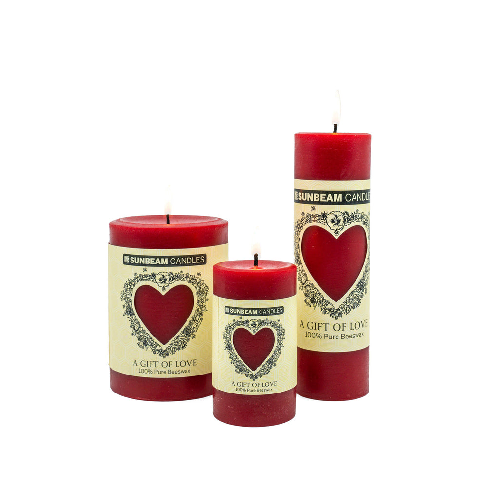 Love Beeswax Candles